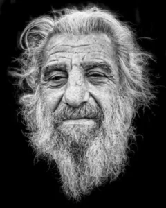 Homeless Man With A Beard