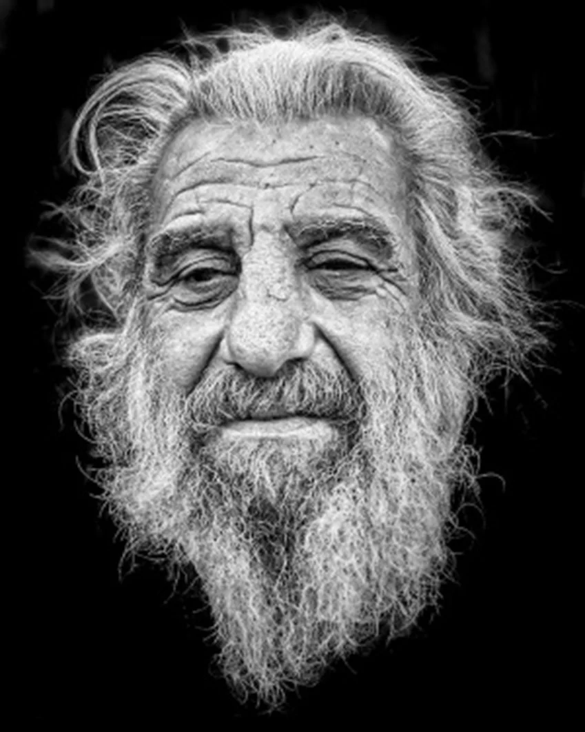 Homeless Man With A Beard